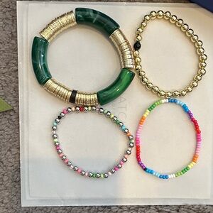 Allie + Bess Colorful Beaded Bracelet Set